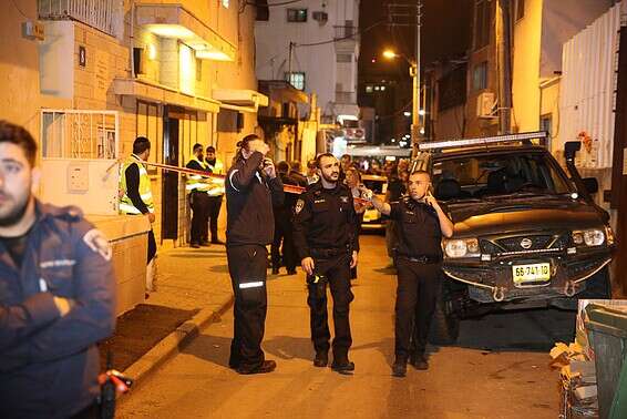 זירת הרצח בשכונת התקווה בתל אביב // צילום: יהושע יוסף